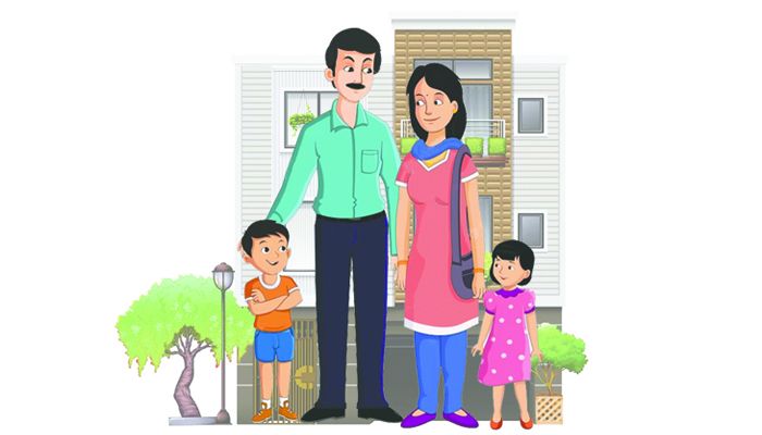 দেশে ছোট হয়ে আসছে পরিবারের আকার